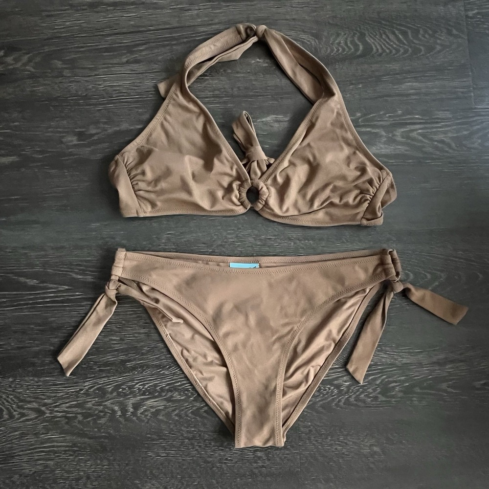 Letarte Maui Hawaii Bikini Set Top D Bottom Large‎ Beach Vacation Tan Surf Boho